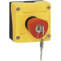 BACO LBX11201 Not-Aus-Taster, Pilztaster im Gehäuse 240 V/AC 2.5 A 1 Öffner IP66 1 St.