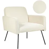 Beliani Sessel NARKEN Cord 72 x 71 x 70 cm Beige