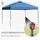 Outsunny Pavillon ca. 3x3m, wasserdicht Stabil Winterfest Pop-up Faltpavillon, UV Schutz, Faltbar Partyzelt, Gartenzelt mit Tasche, Gartenpavillon