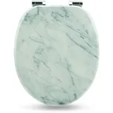 WC Sitz mit Absenkautomatik - Toilettendeckel Klobrille Toilettensitz Sanfino®