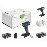 Festool TXS 18-Basic Akku Bohrschrauber 18 V 40 Nm Brushless + 1x Akku 3,0 Ah + Systainer - ohne Ladegerät