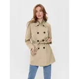 ONLY Trenchcoat »ONLVALERIE TRENCHCOAT OTW NOOS«, beige