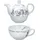 Creative Tops Alice im Wunderland Teekanne und Tasse Set 1-tlg. weiß