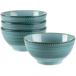 Mäser Schüssel-Set, Porzellan Prospero Blau