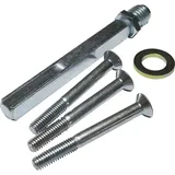 grundmann Befestigungsset Wechselstift 8,5 mm Silber