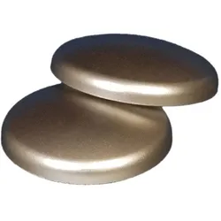 Dekomagnet LIEDECO, silber (edelstahlfarben), Ø:3cm, Materialmix, Gardinenbefestigungen, für metallische Flächen