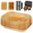 lablanc Backpapier für Heißluftfritteuse Ninja Double Stack XL Sl400eu 9,5 L, 120-teiliges Zubehör für Heißluftfritteuse Ninja, Pergamentpapier Kompatibel Mit Ninja Af300eu AF400EU,Ninja Double Stack XL, Cookwise – anderen Dual Zone