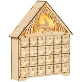 Homcom Adventskalender zum Befüllen 2023