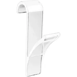 Wenko Haken für Handtuchheizkörper Transparent 2er Set,