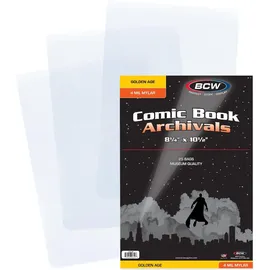 Bcw Mylar® Golden Comic Book Bags (25 ct.) 4-Mil