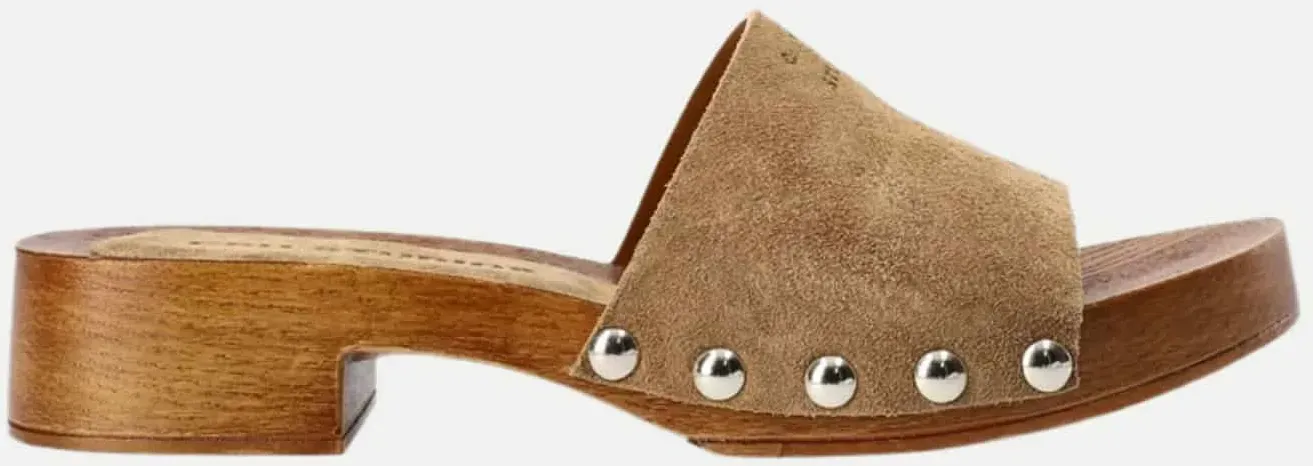 Clog-Sandalen Beige 38