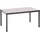 Merxx Trivero Deluxe Gartentisch 150 x 90 x 72 cm Grau