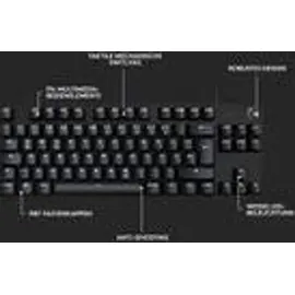 Logitech G413 TKL SE PBT, GX-BROWN, USB, DE