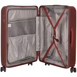 d & n D&N Travel Line 2500 - N 2500-4-Rollen-Trolley M 67 cm Bordeaux