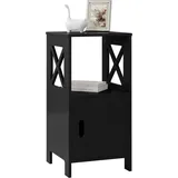 Woltu Nachtschrank 30 x 60 x 30 cm Schwarz