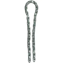 Master Lock 8011EURD Kette aus gehärtetem Stahl - viereckiges Glied - Vinylschlauch