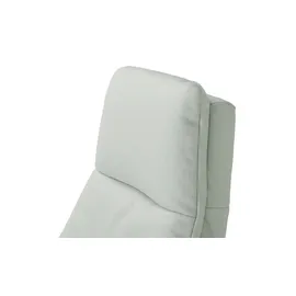 Max Schelling Sessel Elmira Leder 81 x 120 x 92 cm Grau elektrisch, drehbar