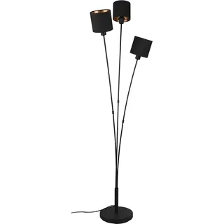 Trio Reality Stehleuchte Tommy Schwarz matt 1500 mm x 410 mm x 420 mm