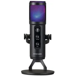 DELTACO RGB Streaming-Mikrofon, schwarz