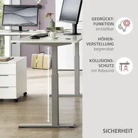 Stella Trading Eckschreibtisch SANTORIN Weiß