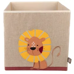 bieco Staubox Löwe, Natur 32 cm