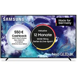 SAMSUNG GQ85QN900F Mini LED / Neo QLED 8K TV (85 Zoll 214 cm, 8K, SMART TV, TizenTM Smart TV)