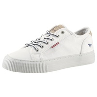 Mustang Damen Canvas Sneaker Weiß