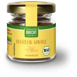 Brecht Bourbon Vanille gemahlen im Glas bio