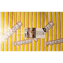 Papstar 100 Popcorn Tüten, Pergament-Ersatz 4,5 l 24,5 cm x 19 cm x 9,5 cm "Popcorn" fettdicht
