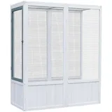 BruKa Vogelhaus Vogelvoliere OUTLET CHICO Auslauf Voliere Käfig Holz Vogel Vogelkäfig