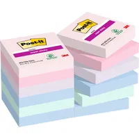 Post-it Super Sticky Notes Soulful Collection, farbsortiert, 90 Blatt