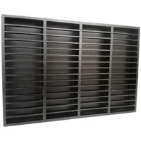 ecom instruments MC Regal 60 Kassetten Medienregal 60 x 30 x 90 cm Schwarz