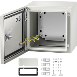 VEVOR Stahl-Elektrokasten, Elektrogehäuse, 8 x 8 x 6 Zoll, Kohlenstoffstahl, IP65