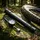 Crankbrothers Klic HV Handpumpe Manometer Midnight Edition schwarz