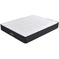 Yatas Taschenfederkernmatratze Spinal Support X-Sas Bamboo, Weiß, Dunkelgrau, Textil, H2, Füllung: Hohlfaser, rechteckig, 140x200 cm, Oeko-Tex® Standard 100, Made in Turkey, Ober- und Unterseite versteppt, für Hausstauballergiker geeignet, optimale Belüftung, atmungsaktiv, Sitzkantenverstärkung, schadstoffgeprüft, alternative Größen erhältlich, Partnermatratze, orthopädische Matratze, Schlafzimmer, Matratzen Shop, Matratzen, Taschenfederkernmatratzen
