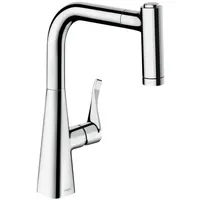 HANSGROHE Metris M71 Einhebel-Küchenmischer 220, Eco, Ausziehbrause, 2jet, sBox, chrom