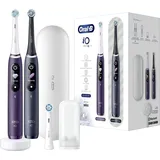 Oral-B iO Series 8 violet ametrine + 2. Handstück black onyx + Aufsteckbürste 3 St.