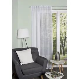 HOME WOHNIDEEN HOMEbasics Fertigschal ¦ weiß ¦ Maße (cm): B: 140 H: 145