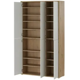 Forte Alice Springs Schuhschrank 109,2 x 34,9 x 191,9 cm grau