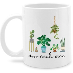 Shirtracer Tasse Nur noch eine Pflanze Garten Gärtner Geschenk Florist, Keramik, Kaffeetasse Hobby Geschenk weiß