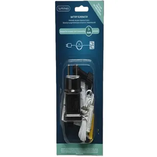 Lumineo Batterie-Ersatz pvc BO indoor L.300cm schwarz/weiß