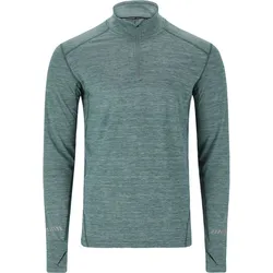 Endurance Herren Tune Melange Midlayer grün