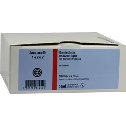 Assura Basispl. Konvex Light Aussch.15-33Mm Rr50Mm 4 ST