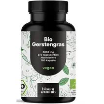 bloom naturals beauty supplements Bio Gerstengras Kapseln 180 St.