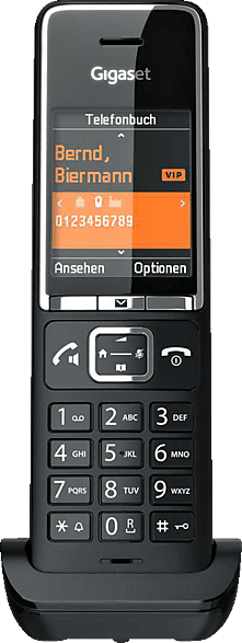 GIGASET COMFORT 550HX DECT-Mobilteil, Black-Chrome