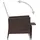 vidaXL Garten-Lounge-Set 2-tlg. braun 310232