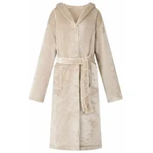 vidaXL Bademantel Hoodie Beige L