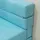 Homcom Schlafsessel 2-in-1 Polyester 70 x 61 x 70 cm Blau mit Kissen