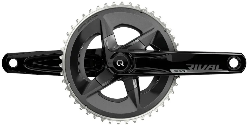 SRAM Rival DUB AXS Quarq Powermeter Kurbel Road 2-fach