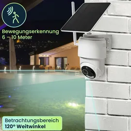 yupboe Überwachungskamera 2K Schwarz